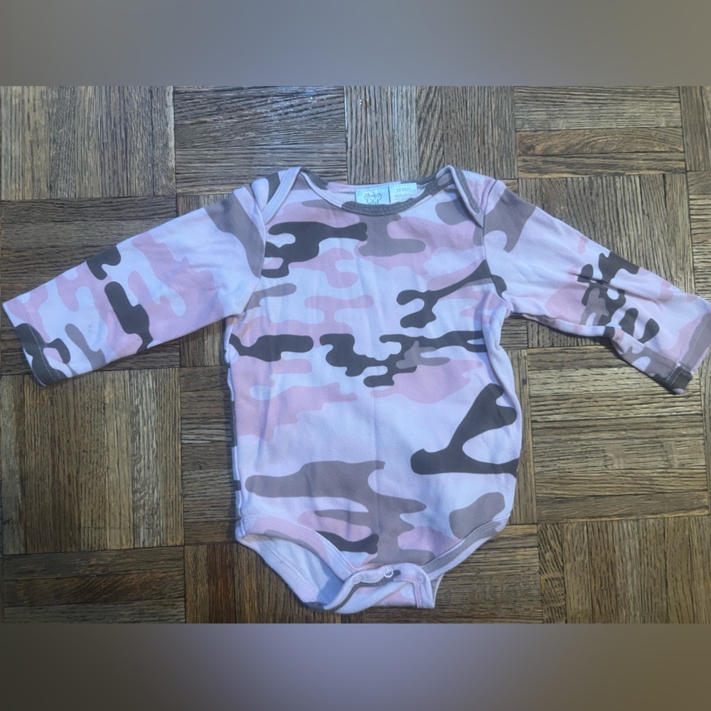Koala Kids Pink and Brown Bodysuit One Piece